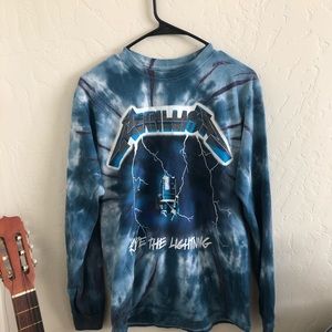 Metallica ride the lightening 1985 tour shirt